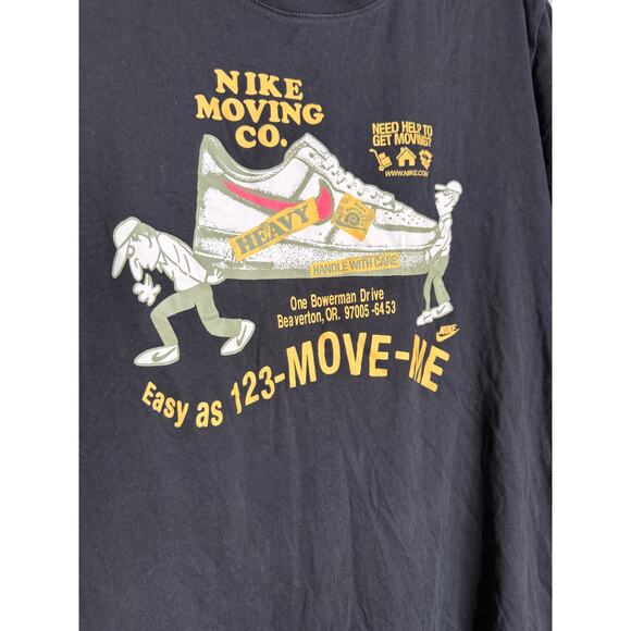 Nike black Nike Moving Co. graphic t-shirt - Picture 4 of 6